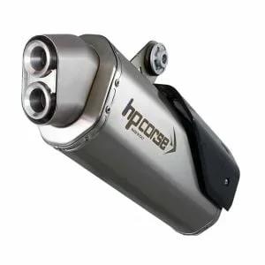 HP Corse 4-Track R Exhaust – Suzuki V-Strom 1000 17-20 – Satin