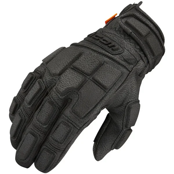 Icon Motorhead 3 Textile Gloves – Black