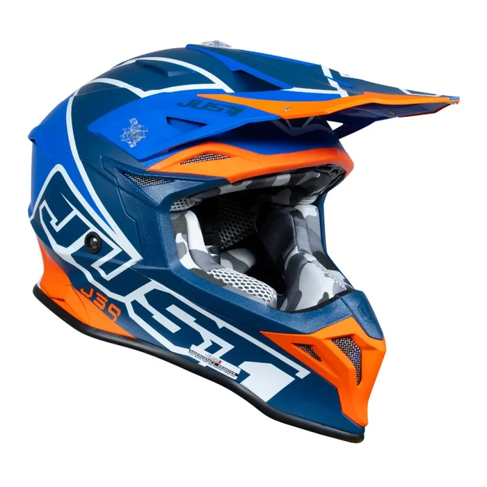 Just1 J39 MX – Thruster White/Fluo Orange/Blue