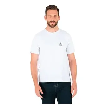 Knox White Woven Patch T-Shirt