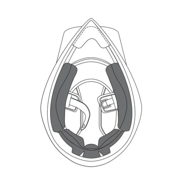 KTM Ax9 cheek pads – Helmet Padding
