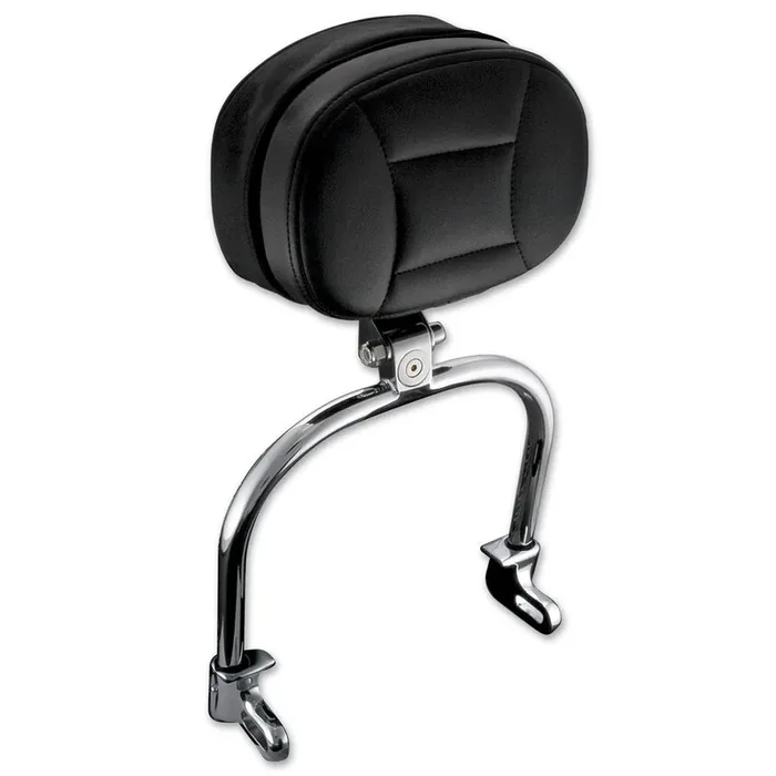 Kuryakyn Chrome Driver Backrest Pad Support Quick Detach Harley Softail 8987