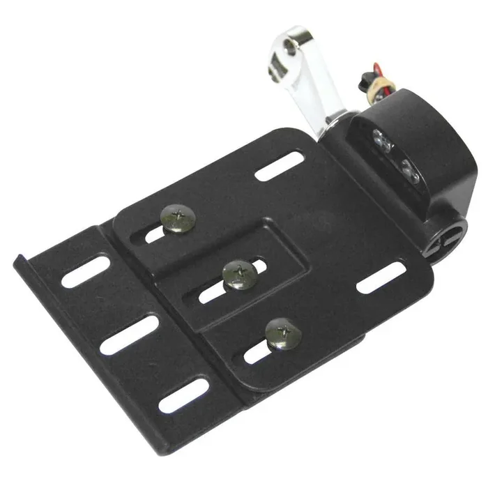 Letric Lighting Side License Plate Mount With Light Chrome