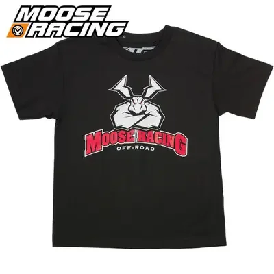 Moose Racing Agroid Off-Road Youth T-Shirt Black