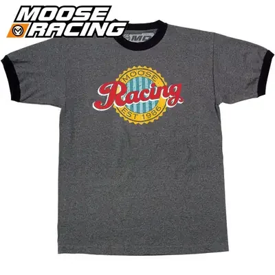 Moose Racing Embellish T-Shirt Charcoal