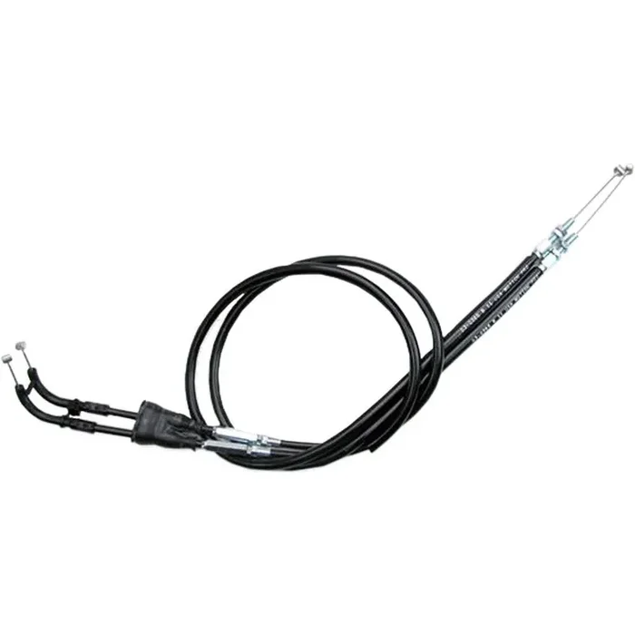 Motion Pro Black Vinyl Push – Pull Throttle Cable Set For Kawasaki KLR650 2008-2018