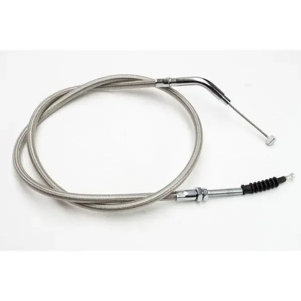 Motion Pro Stainless Steel Armor Coat Clutch Cable Plus 2″ For Yamaha V Star 1100 XVS1100 Custom 2000-2009