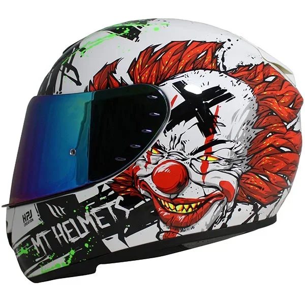 MT Helmets Blade Bad Clown Black/White/Red – Full Face Helmets