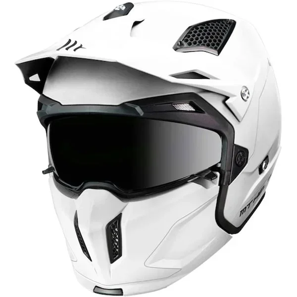 MT Helmets MT Streetfighter SV – Solid Gloss White – Full Face Helmets