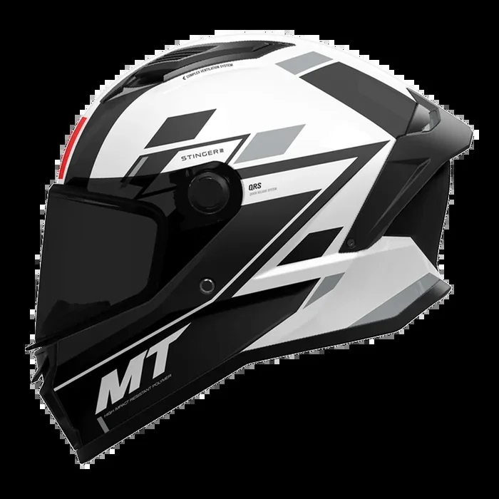 MT Stinger 2 Zivze A2 – Gloss Black/White