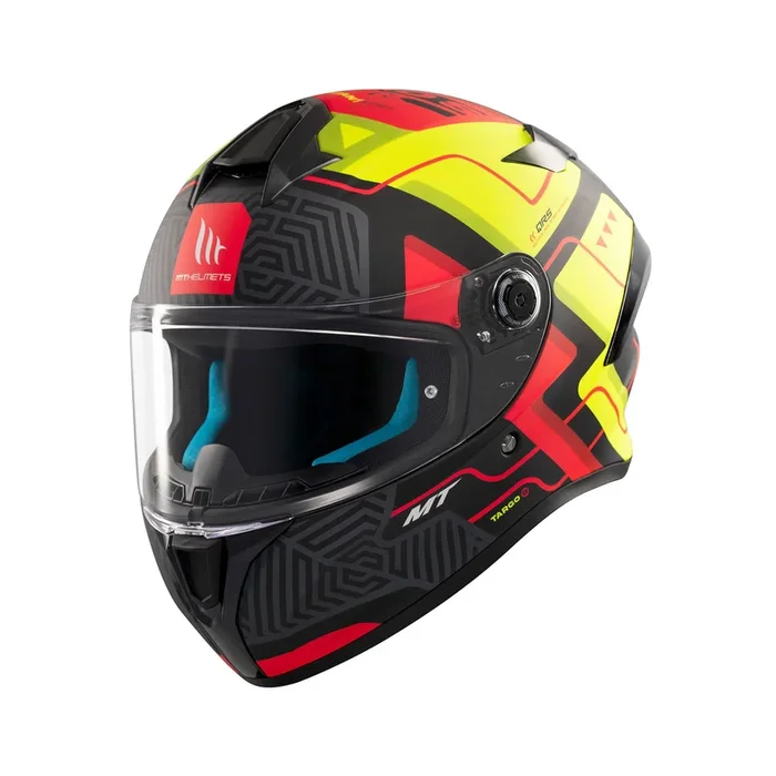 MT Targo S Brik Helmet C3 Matt Fluo