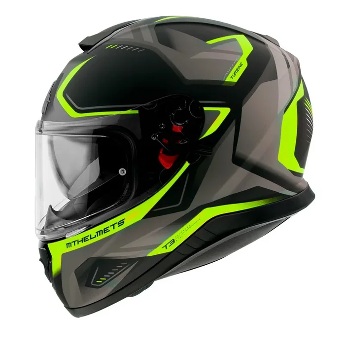 MT Thunder 3 Turbine Helmet C3 Matt Fluo Yellow