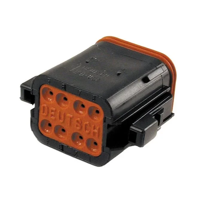NAMZ Deutsch DT connectors. Black plug housing 8-pins MULTIFIT