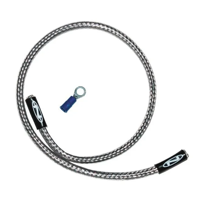 NAMZ oil pressure harness cover. Braided steel 18″ Evo style engines