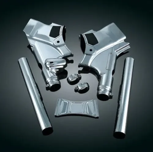NEW Kuryakyn – 7832 Deluxe Neck Covers Electra Glide ROAD KING STREET FREE SHIP