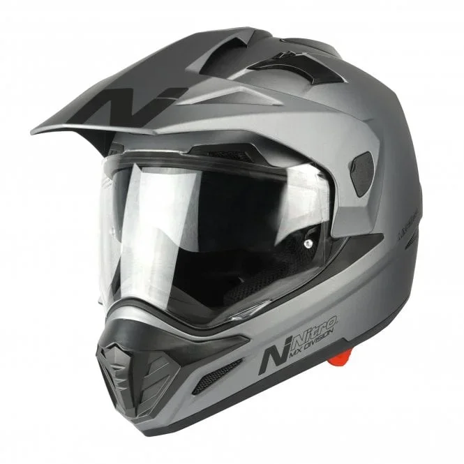 Nitro MX671 DVS Helmet Satin Gun