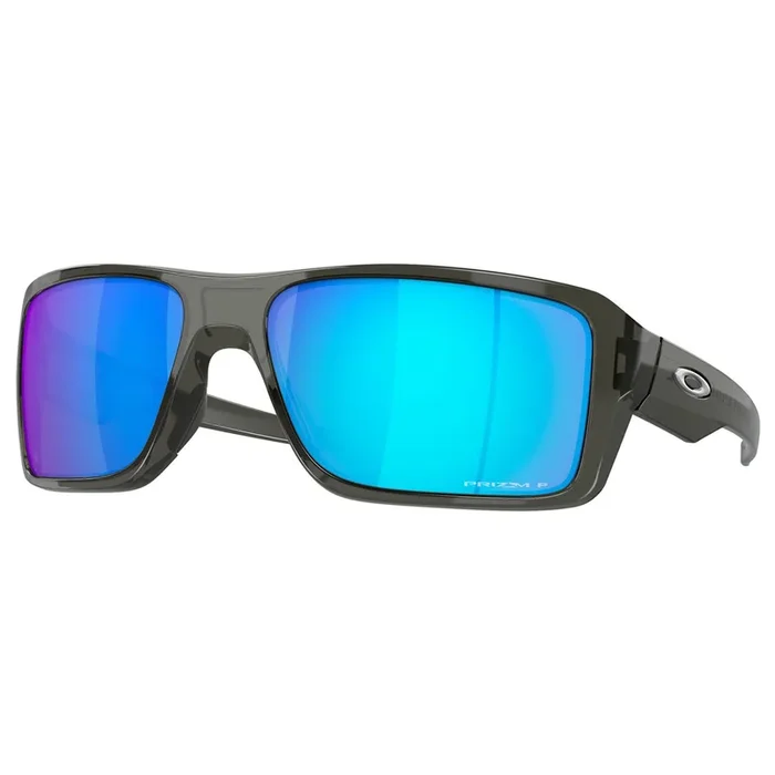 OAKLEY DOUBLE EDGE SUNGLASSES (GREY SMOKE) PRIZM SAPPHIRE IRIDIUM POLAR LENS