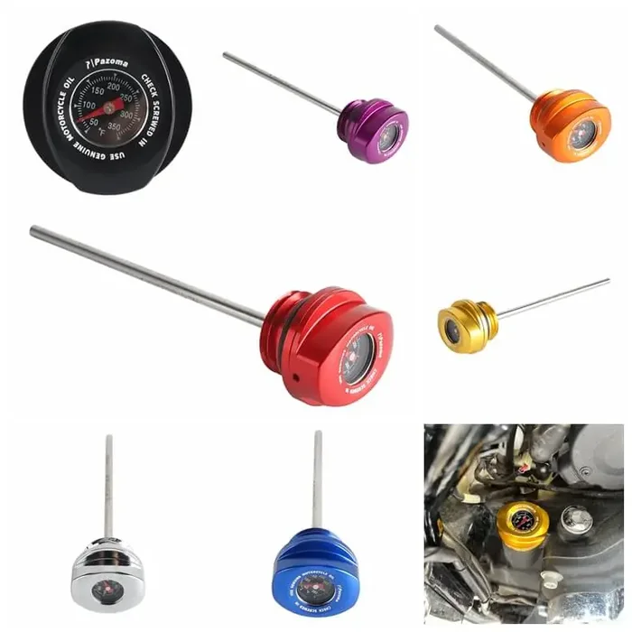 Oil Dipstick With Temperature Gauge For Harley Touring M8 Road Glide Street Glide ST Ultra Guide Limited Freewheeler FLRT FLTRX FLHX 2017-25
