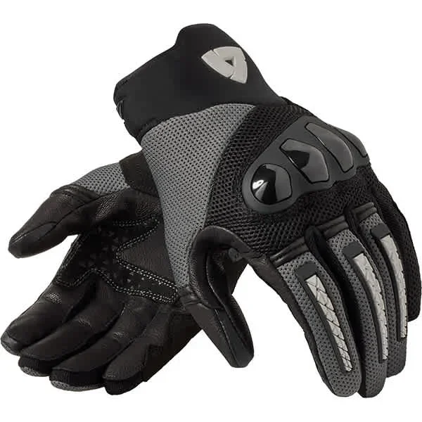 Rev’it Speedart Air Leather Gloves – Black / Grey