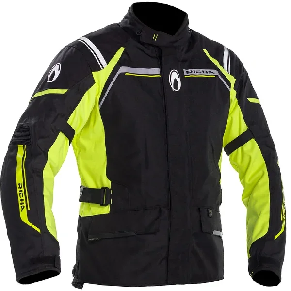 Richa STORM JACKET BLACK/FLU – Textile Jackets