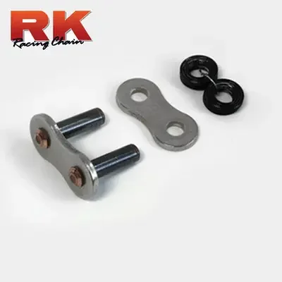 RK Chain 520GXW Rivet Connecting Link Natural Finish