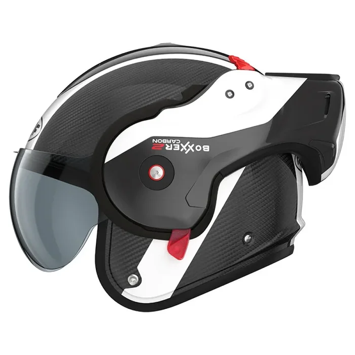 Roof RO9 Boxxer 2 Helmet Carbon Wonder Pearl White