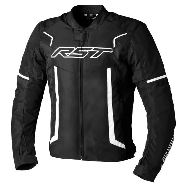RST Pilot Evo CE Mens Textile Jacket Black/White – Textile Jackets