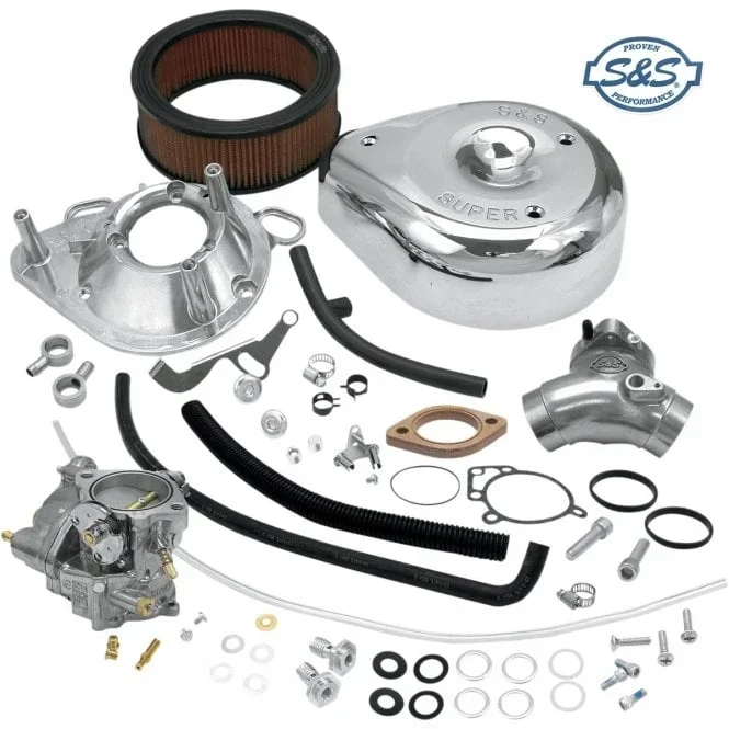 S&S Cycle Super E and G Shorty Carburettor Kit Dyna, Softail, Classic, Touring
