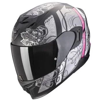 Scorpion Exo 520 Evo Air Fasta Helmet (Black|Pink)