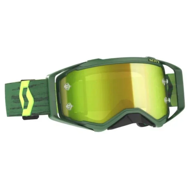 Scott Prospect Goggles – Green/Yellow/Chrome Works