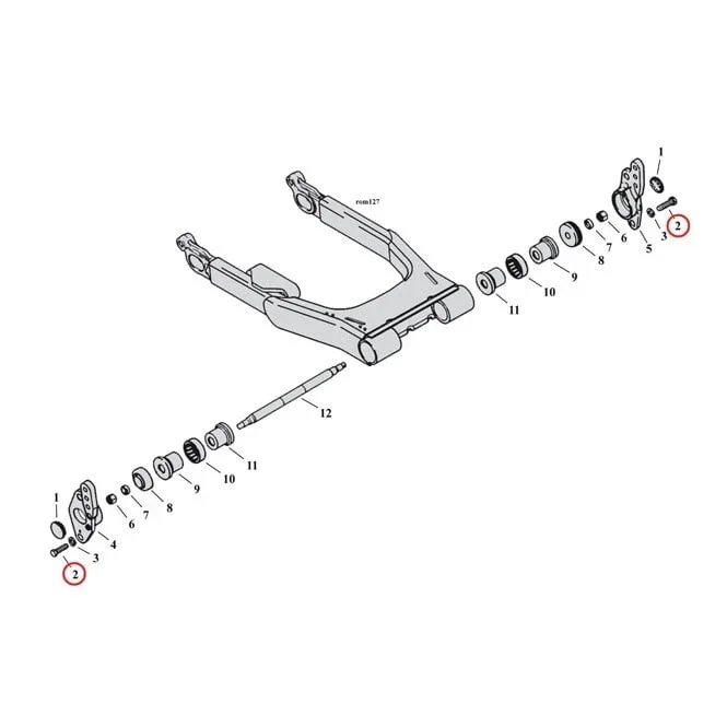 SCREW FLT SWINGARM 13-21 FLT/Touring