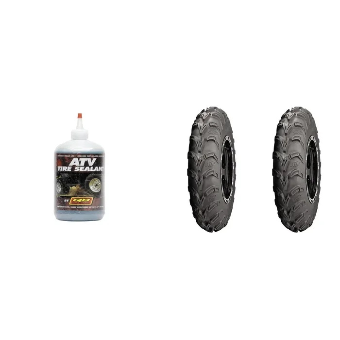 Set of 2 ITP Mud Lite AT Rear Tires 24×11-10 6-ply with QUADBOSS Sealant