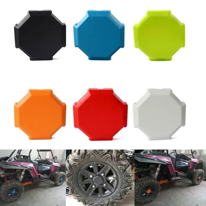 *SET OF 4* RZR Wheel Tire Rim Hub Center Cap Covers For Polaris RZR Trail 900 1000 RZRS XP XP4 S S4 TURBO GENERAL 2014-2025