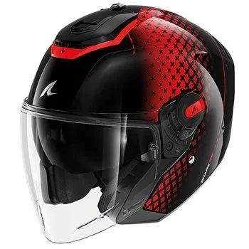 Shark RS Jet Stride Open Face Helmet (Black|Red)