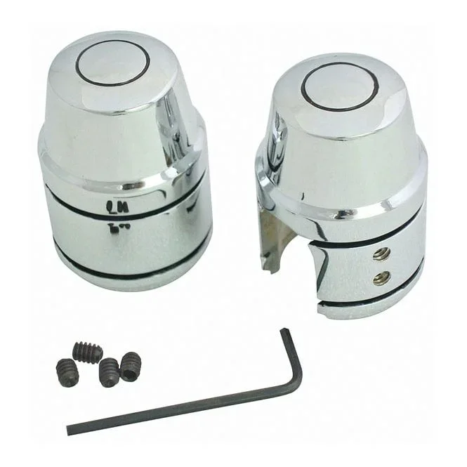 Shock Stud Cover Kit. Chrome