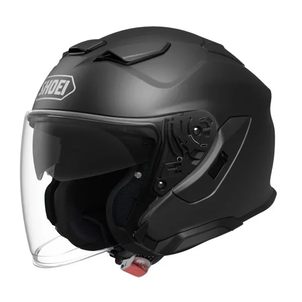 Shoei j-cruise 3 matt black x-large helmet – Open Face Helmets