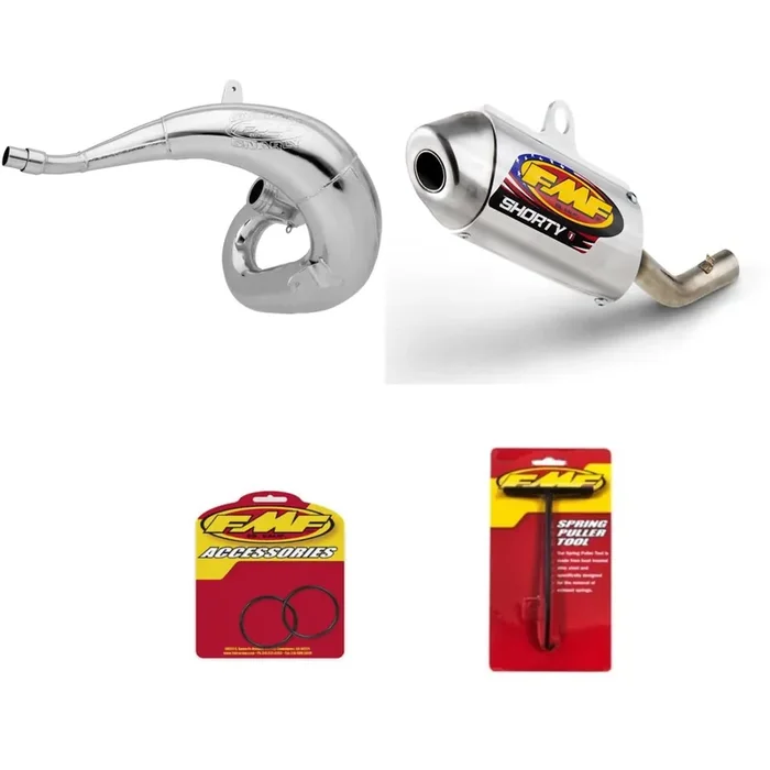 Shorty Silencer, Gnarly Exhaust Pipe, O-Ring, Spring & Tool Kit YAM YZ250 1999