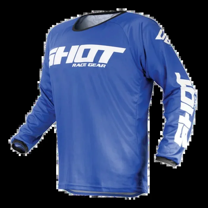 Shot Devo Raw MX Jersey – Raw Blue/White