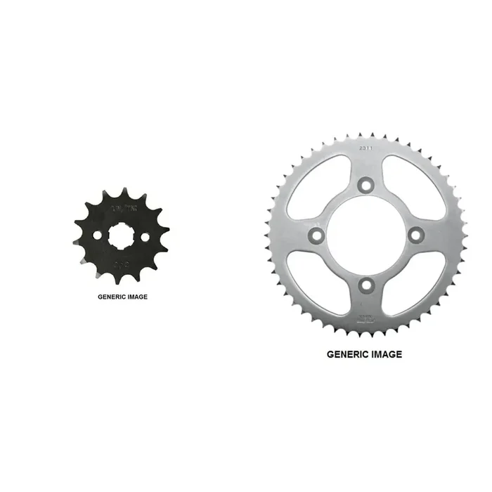 SUNSTAR Front and Rear Steel Sprocket Kit for OFFROAD HONDA XR100R 1985-2003