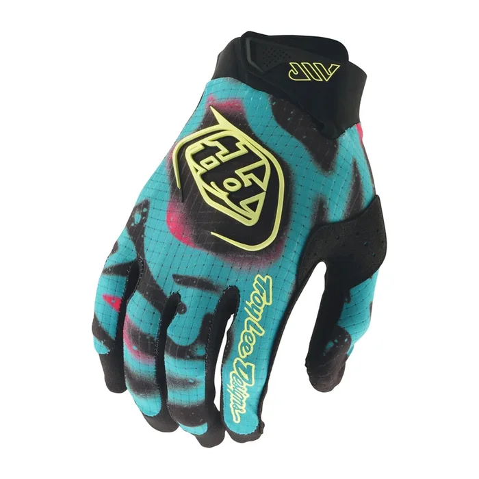 TROY LEE DESIGNS AIR MEMBRANE YOUTH GLOVES – BLACK / FLO YELLOW