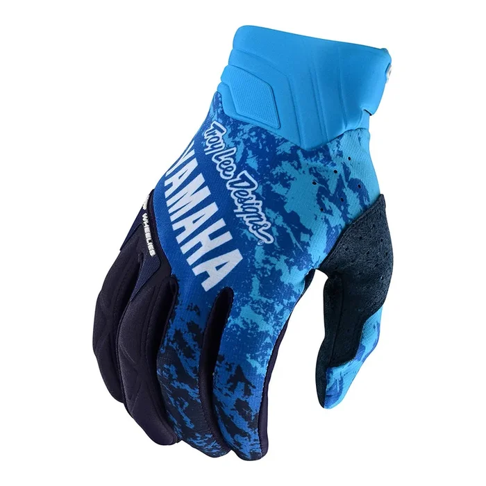 TROY LEE DESIGNS SE PRO GLOVE YAMAHA OW-22 BLUE
