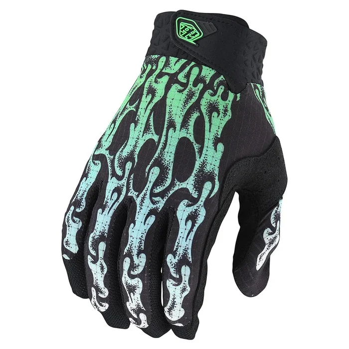TROY LEE DESIGNS YOUTH AIR GLOVE SLIME HANDS FLO GREEN