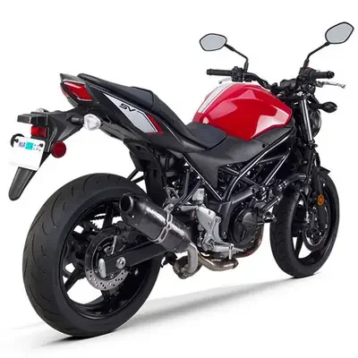 Two Brothers Suzuki SV650 17-23 Black S1R Slip-On Exhaust