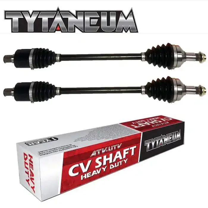 Tytaneum Heavy Duty Front CV Axle Set For 2001-2003 Polaris Ranger 6×6 500 Series 10 PTV Model
