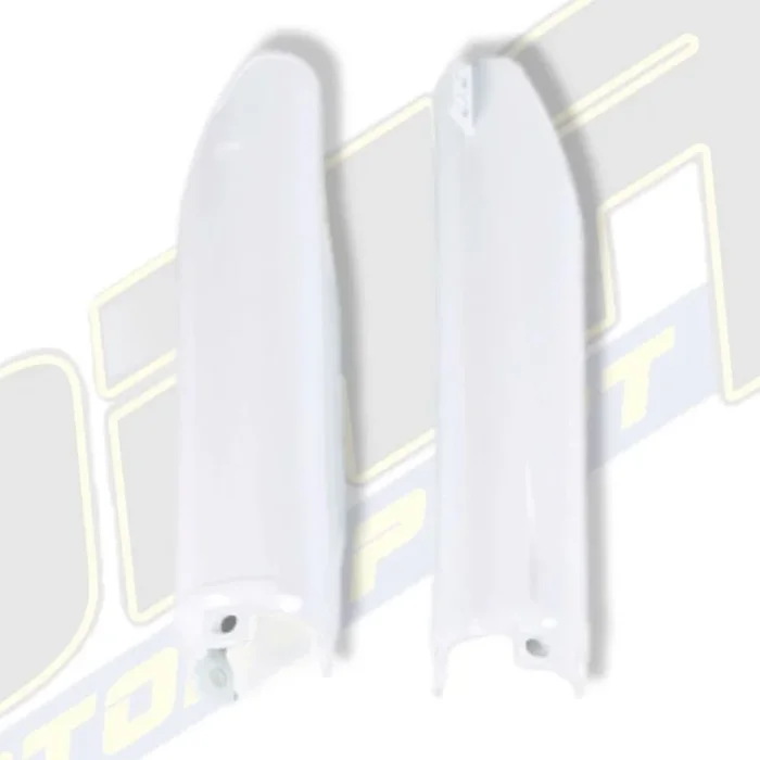 UFO Fork Guards – Honda CR500R CR500 R 1991-2007 – WHITE