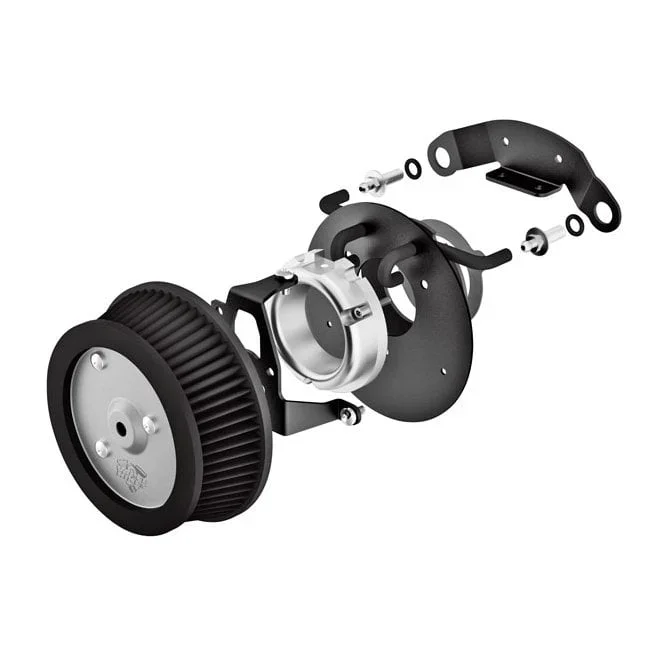 Vance & Hines VO2 naked air cleaner kit 16-17 Softail; 2017 FXDLS; 08-16 Touring, Trikes. (e-throttle). (excl. CVO models)