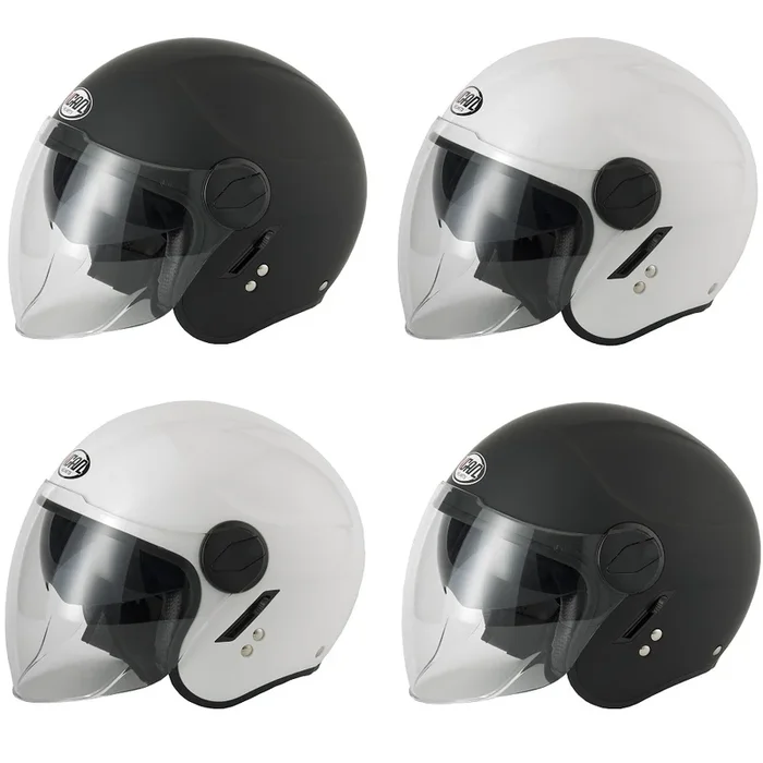 Vcan V595 Plain Helmet – Matt Black