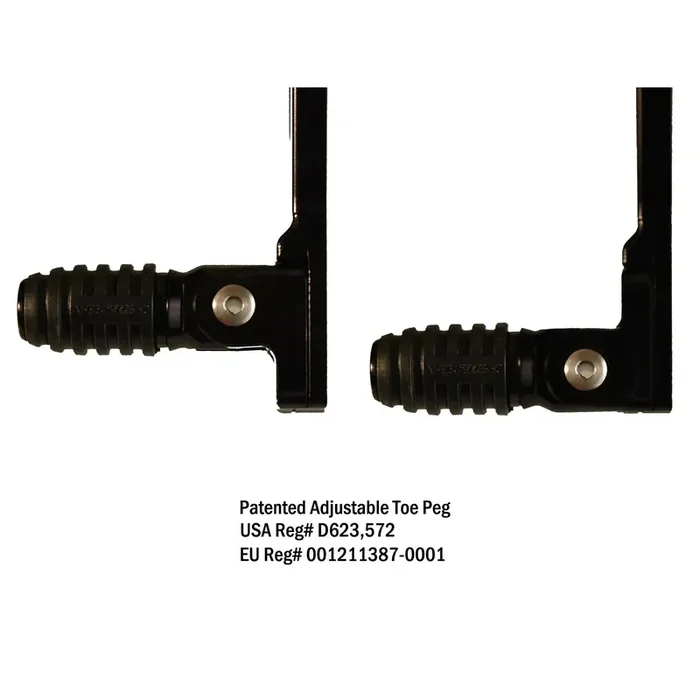 Vortex Racing Adjustable Rear Set Black – RS532K