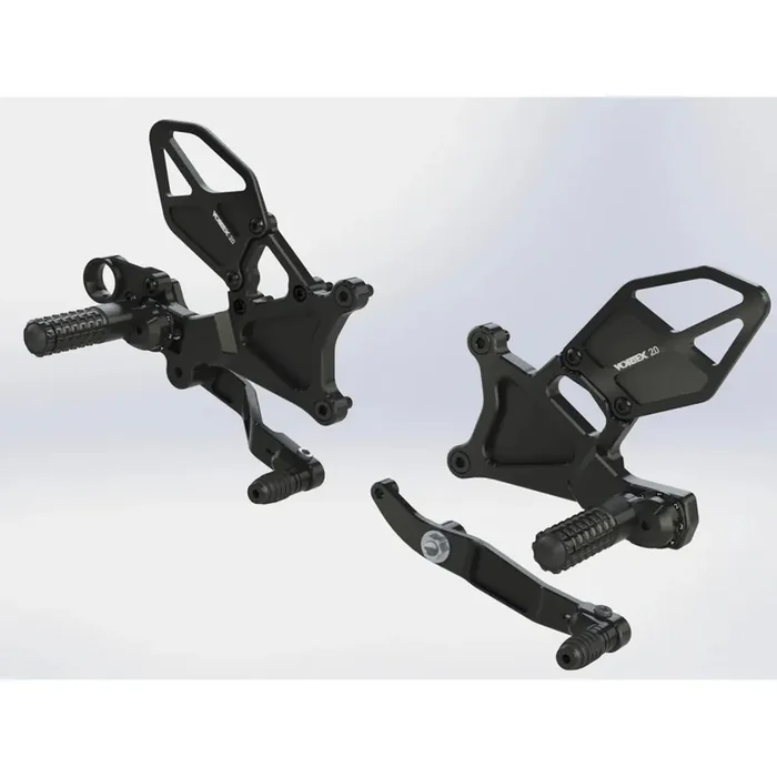 Vortex Racing Adjustable Rear Set Black – RS634K