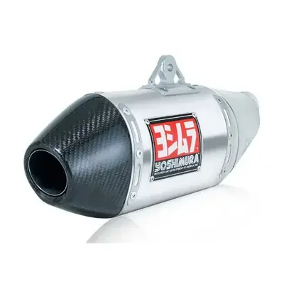 Yoshimura Suzuki DR-Z400SM 05-14 Signature RS-4 Dual Full Exhaust System SS-AL-CF